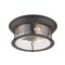 Z-Lite Sonna 3 Light Flush Mount, Bronze And Clear Seedy 727F16-BRZ - alternate 5